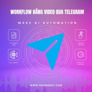 Workflow đăng video đa kênh qua Telegram Bot
