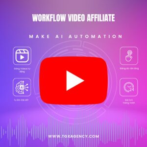 Workflow đăng video đa kênh qua Telegram – gắn link Affiliate