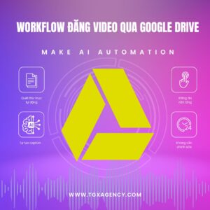 Workflow đăng video đa kênh từ Google Drive